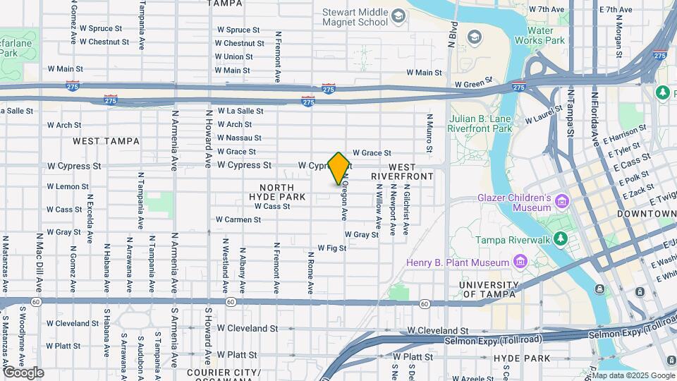 1509 W Lemon St Map and Location Details