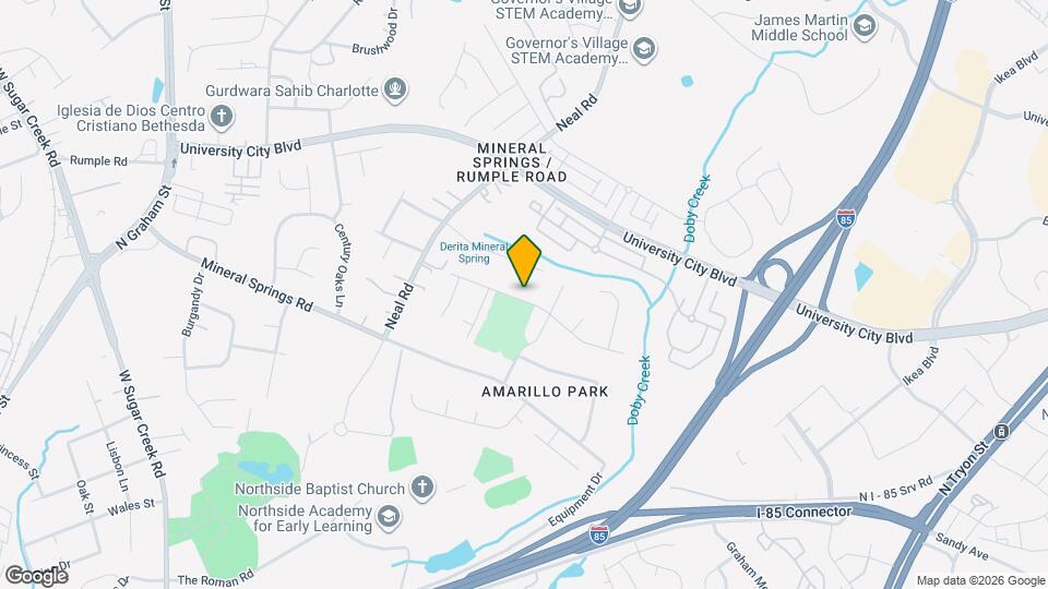 1136 Doby Springs Dr Map and Location Details