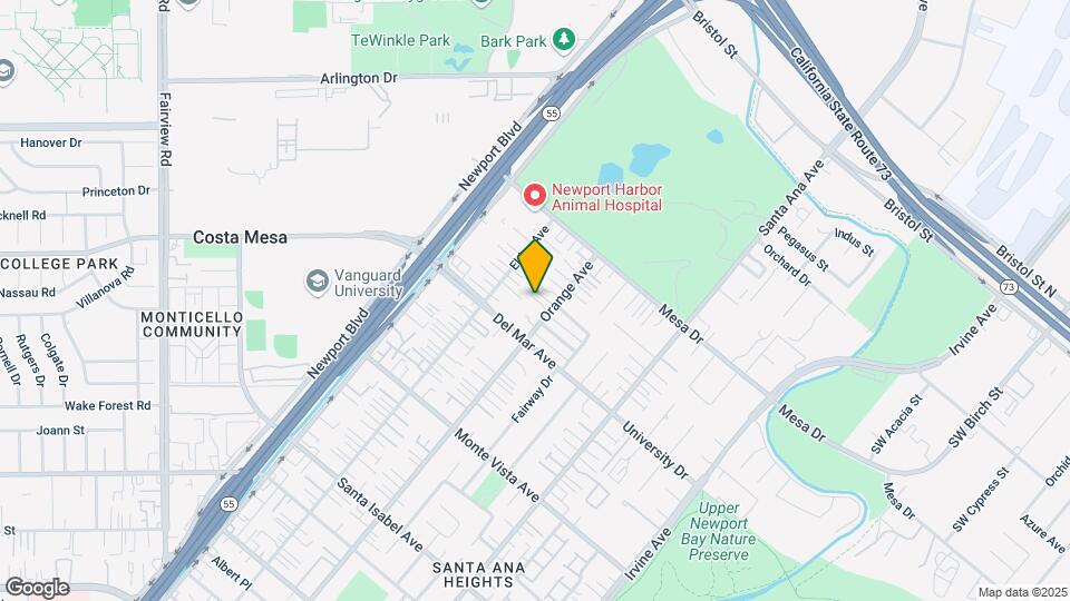 2629 Orange Ave Mapa y Detalles de la Ubicación