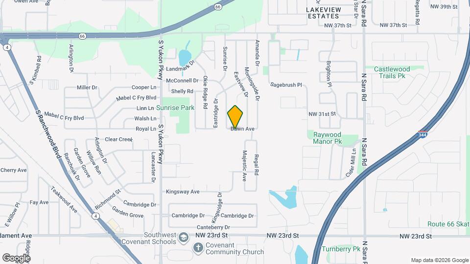 1212 Dawn Ave Map and Location Details