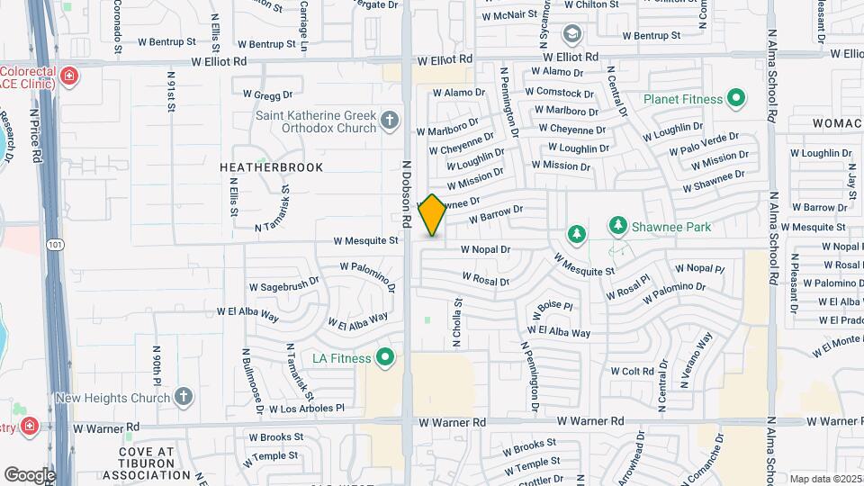 1804 W Nopal Dr Map and Location Details