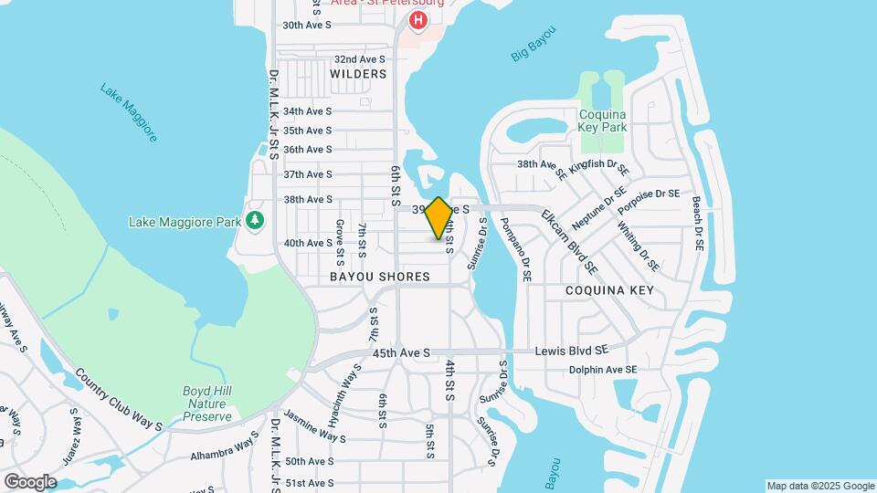417 41st Ave S, Unit Happy Hideaway Mapa y Detalles de la Ubicación