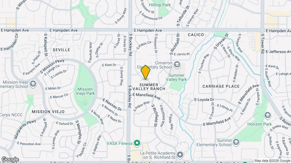3815 S Pitkin Cir Mapa y Detalles de la Ubicación