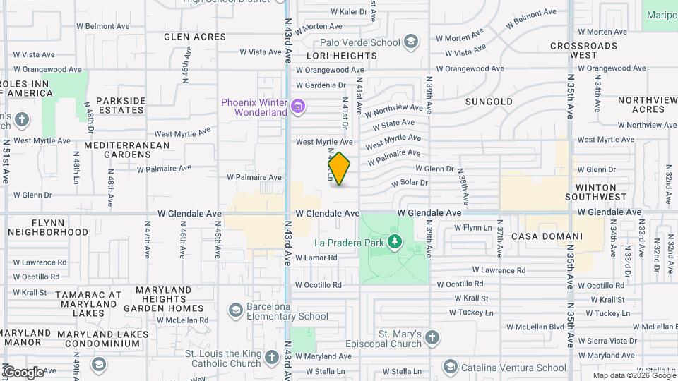 4127 W Solar Dr Map and Location Details