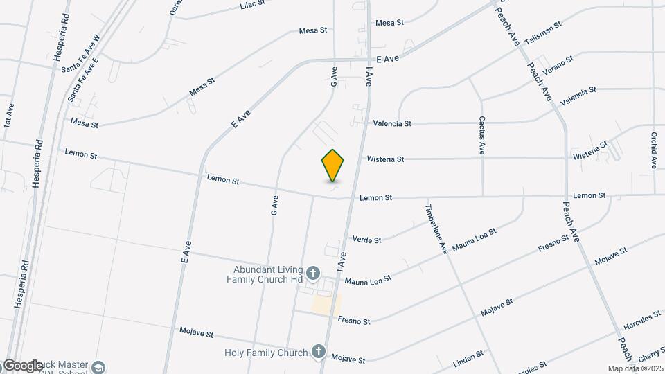 17592 Lemon St Map and Location Details