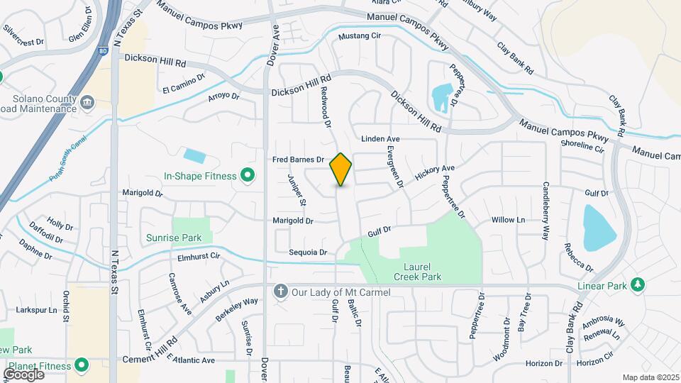 2954 Redwood Dr Map and Location Details