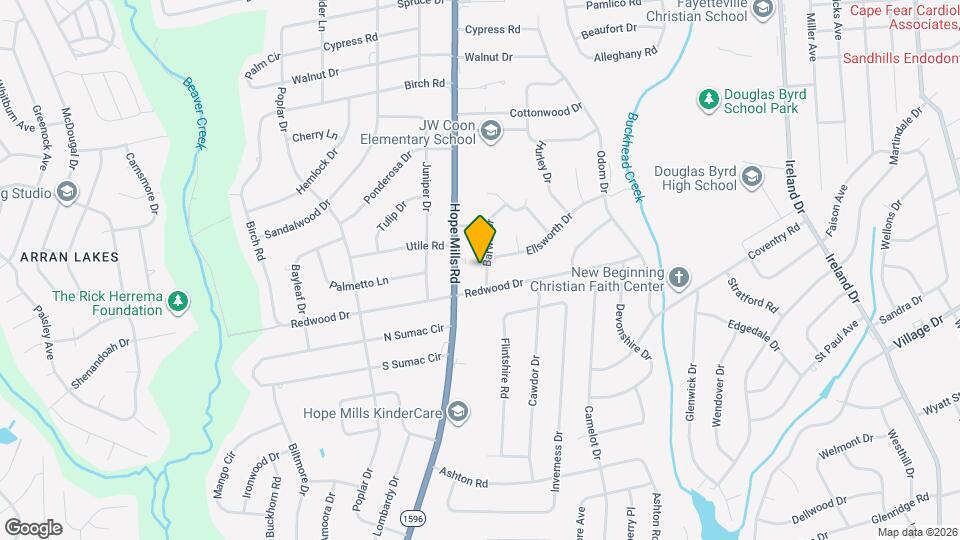 1122 Barwin Dr Map and Location Details