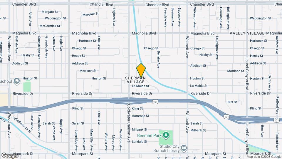 4875 Bluebell Ave Map and Location Details