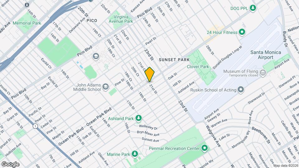 2620 21st St Map and Location Details