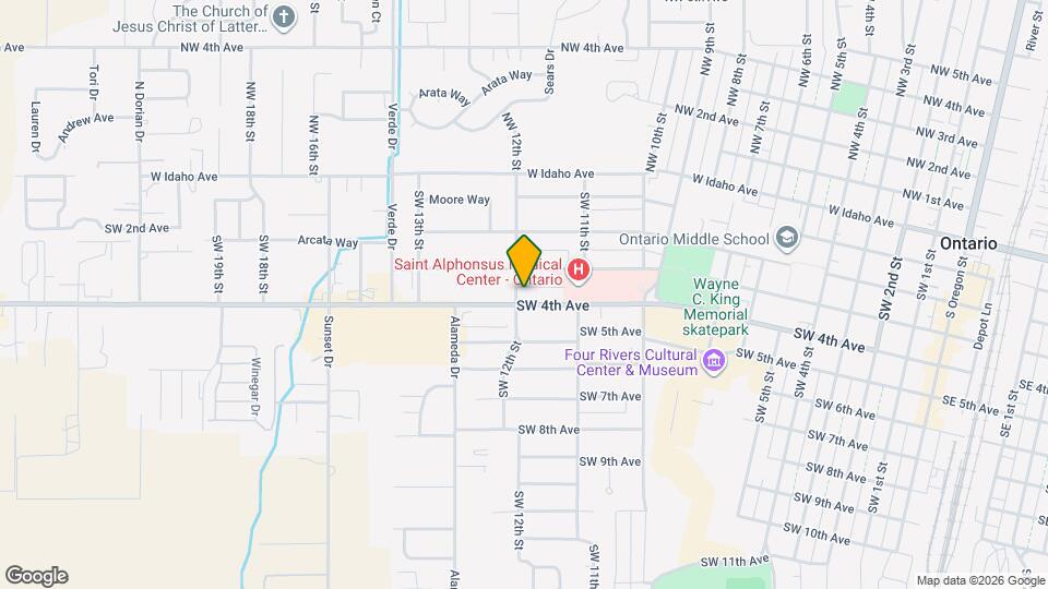 398 SW 12th St Map and Location Details