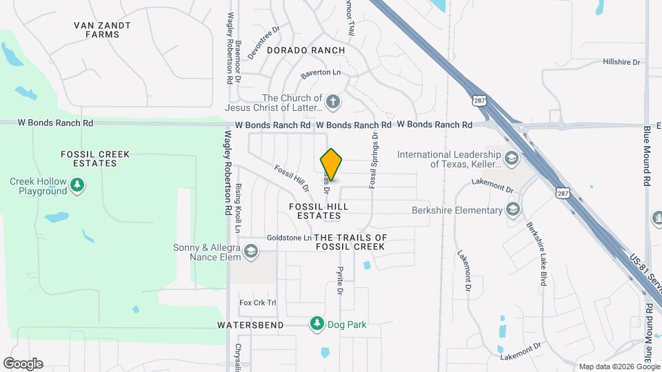 10500 Aransas Dr Mapa y Detalles de la Ubicación