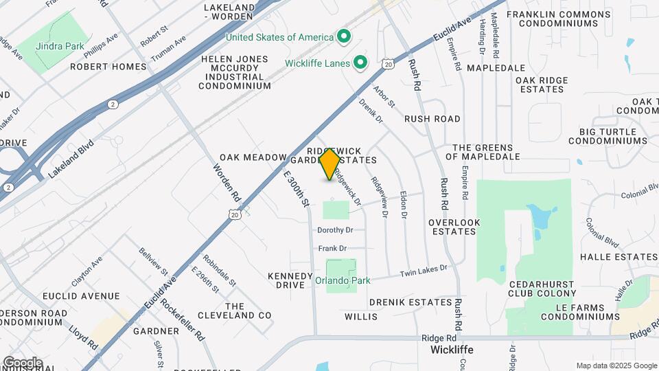 1593 Lee Terrace Dr Map and Location Details