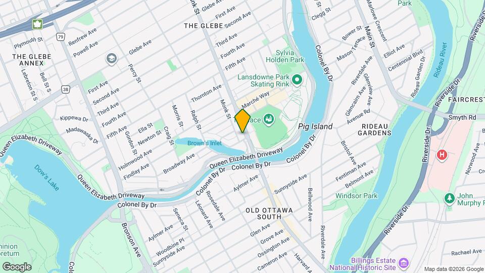 1014 Bank St Map and Location Details