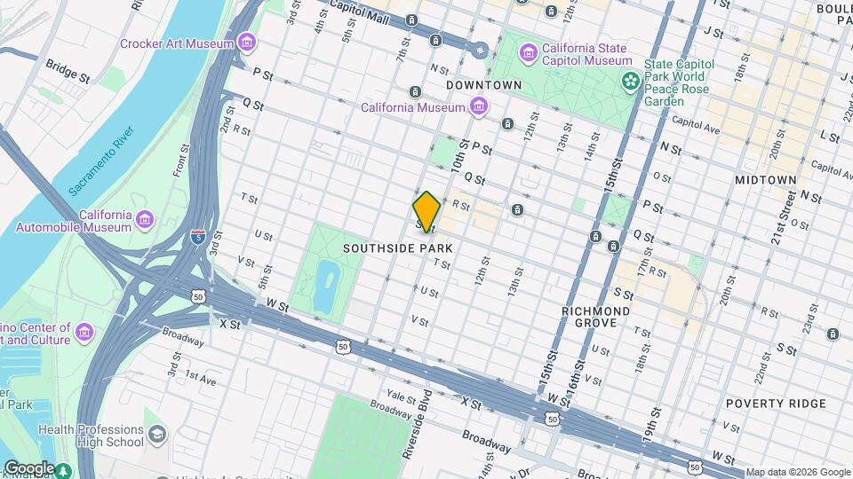 1912 10th St Map and Location Details