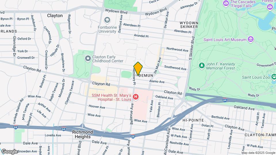 6451 Alamo Ave, Unit 1E Mapa y Detalles de la Ubicación