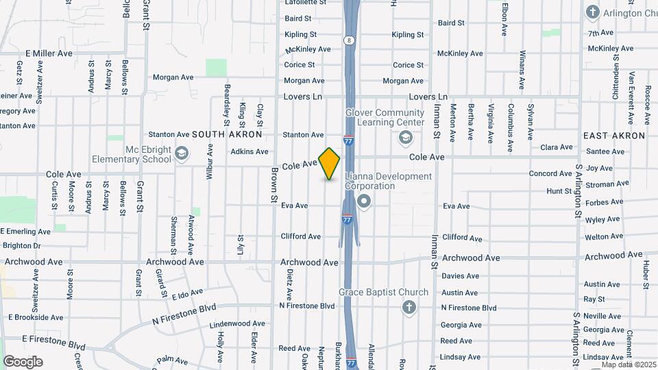 1105 Neptune Ave Mapa y Detalles de la Ubicación