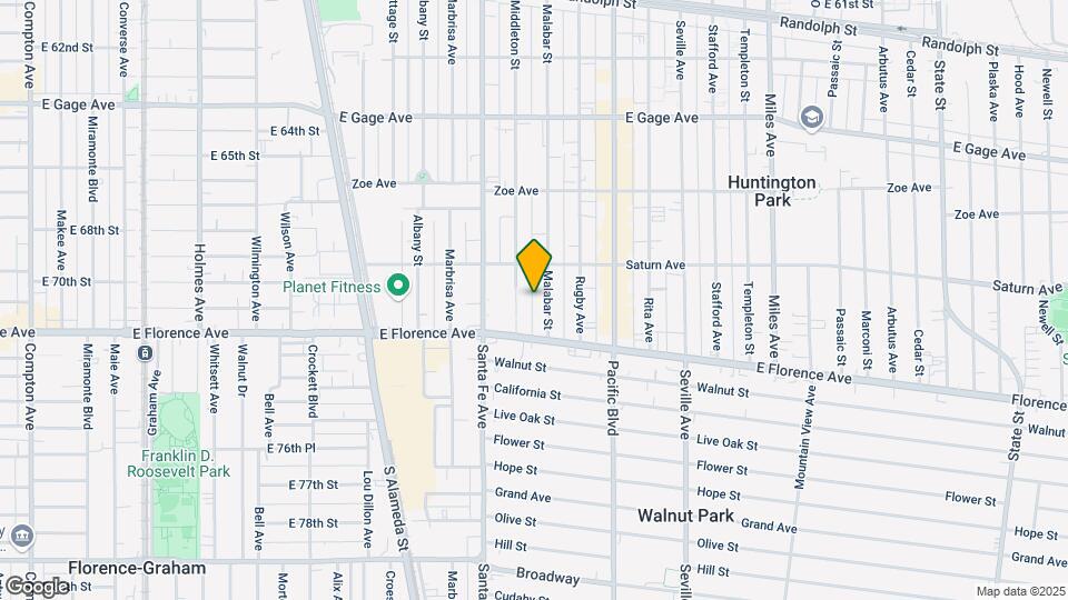 7017 Malabar St Mapa y Detalles de la Ubicación