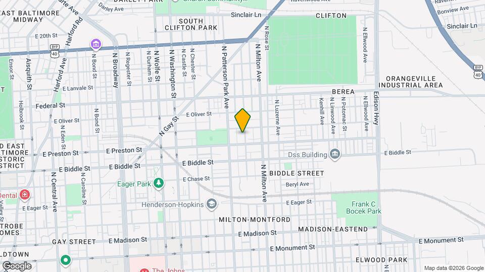 1310 N Montford Ave Mapa y Detalles de la Ubicación