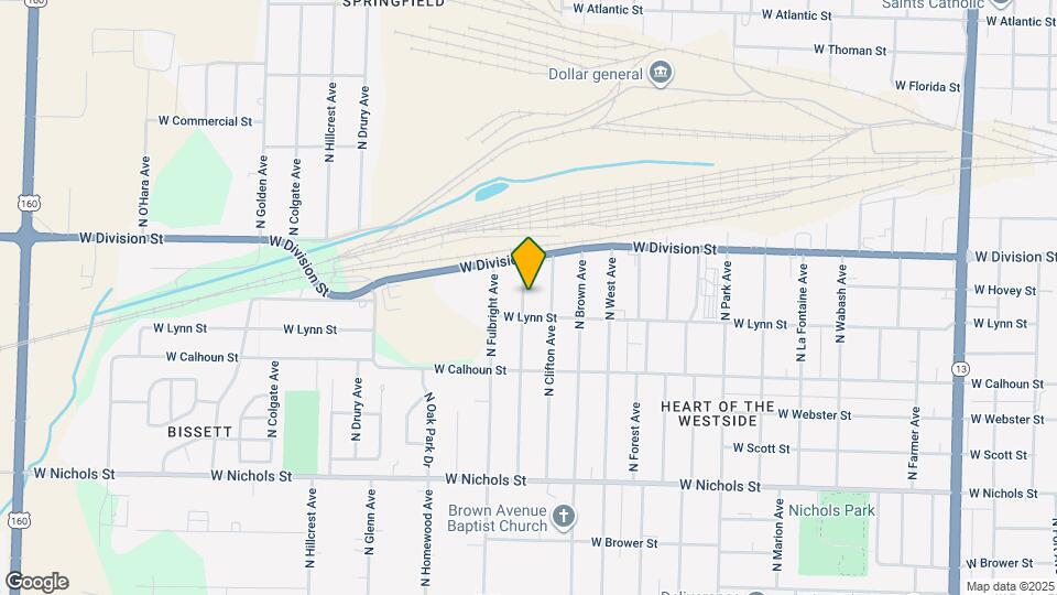 1416 N Ethyl Ave Map and Location Details