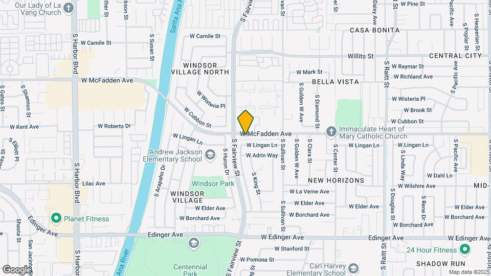 2714 Mcfadden Ave Map and Location Details
