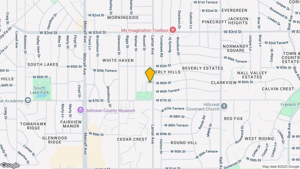 8600 Lamar Ave Map and Location Details