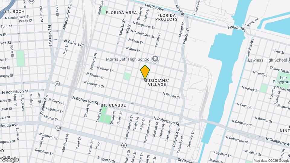 1844 Pauline St, Unit 1844 Pauline Street Mapa y Detalles de la Ubicación