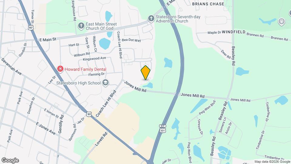 311 Jones Mill Rd Map and Location Details