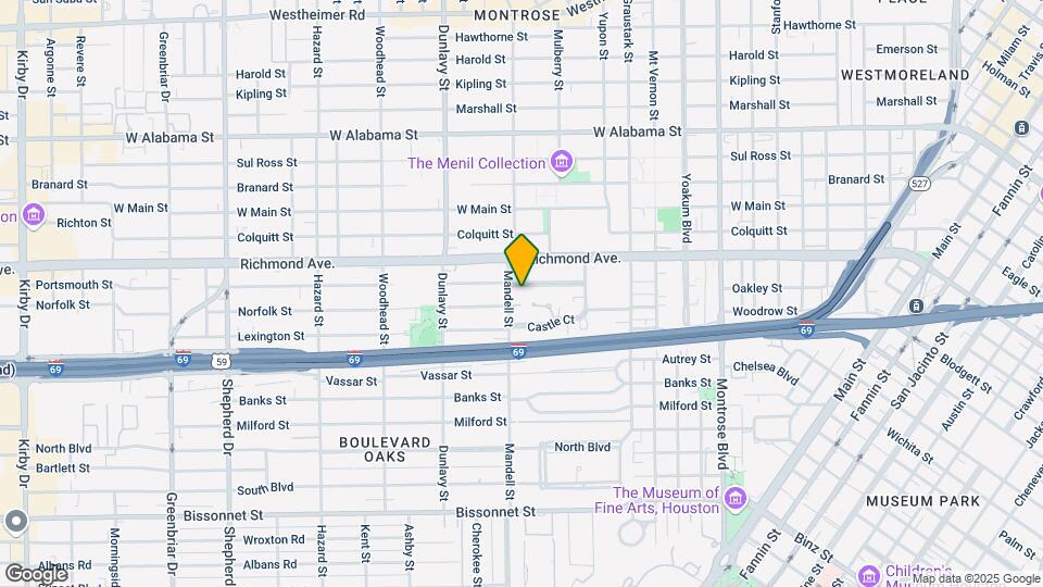 1525 Bonnie Brae St Map and Location Details