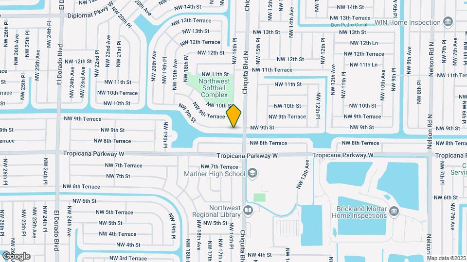 1612 NW 9th St Map and Location Details