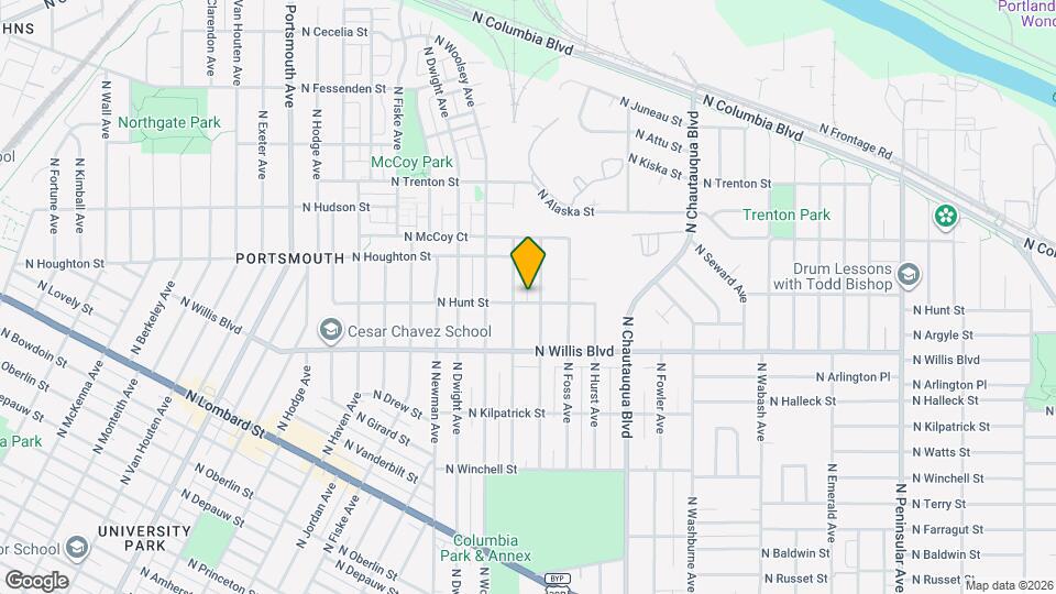 4337 N Hunt St Map and Location Details