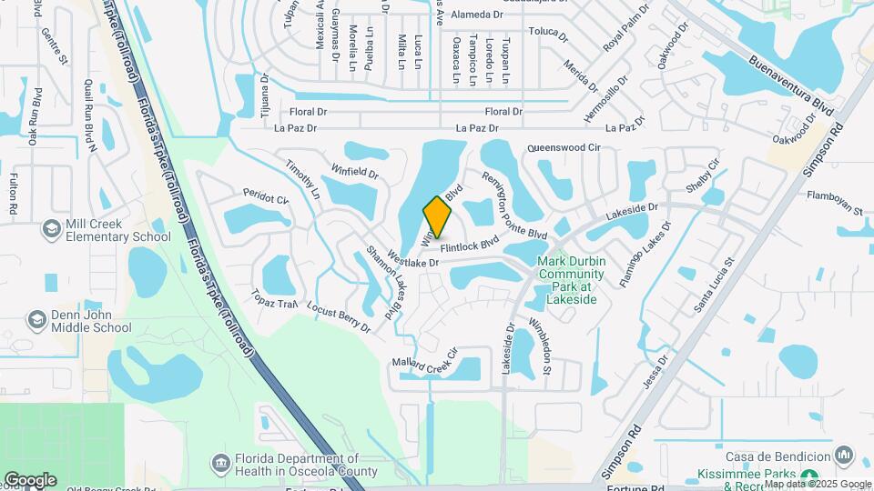 2107 Flintlock Blvd Mapa y Detalles de la Ubicación