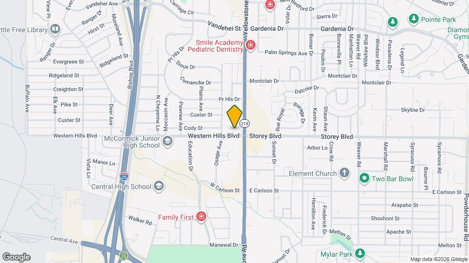 124 Western Hills Blvd Map and Location Details