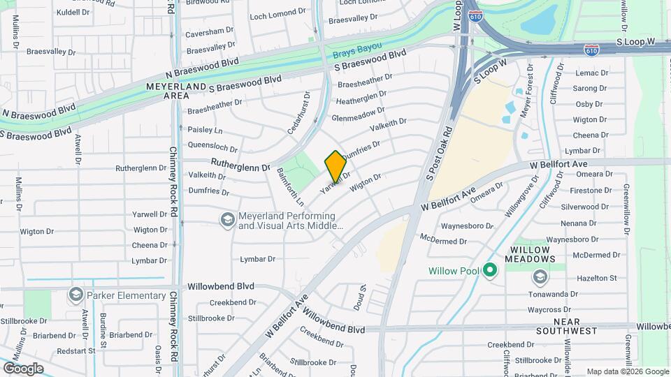 5027 Yarwell Dr Map and Location Details