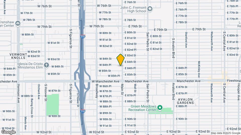 8441 S Main St Map and Location Details