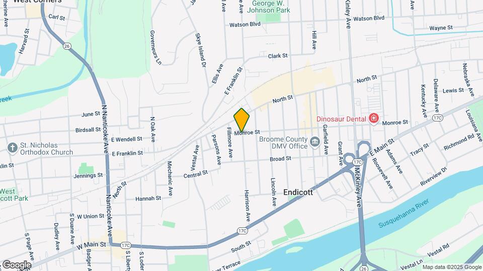 710 Monroe St Map and Location Details