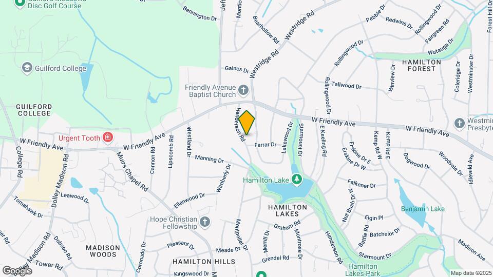 4202 Henderson Rd Mapa y Detalles de la Ubicación