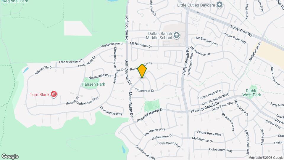 4901 Hillridge Way Map and Location Details