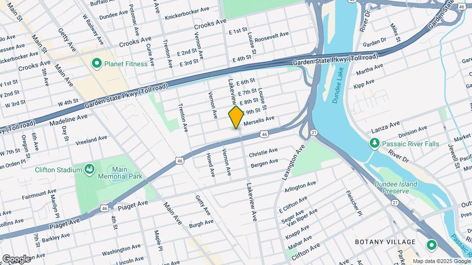 288-290 Lakeview Ave Map and Location Details