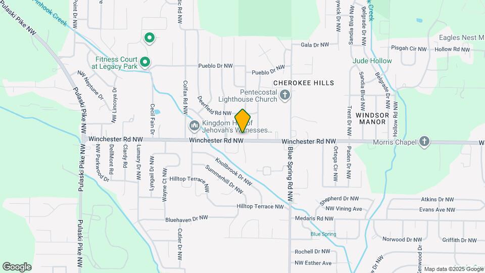 2714 Winchester Rd NW Map and Location Details