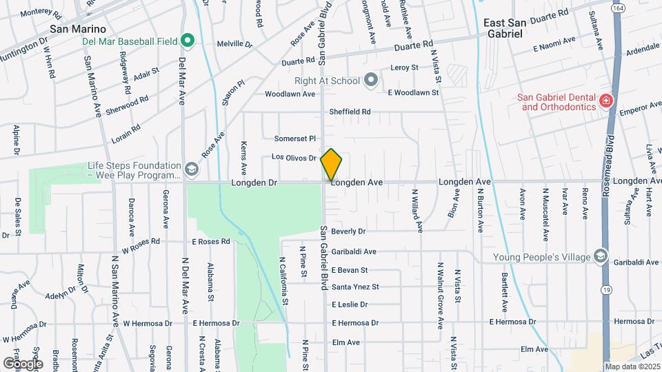 6280 N San Gabriel Blvd Map and Location Details