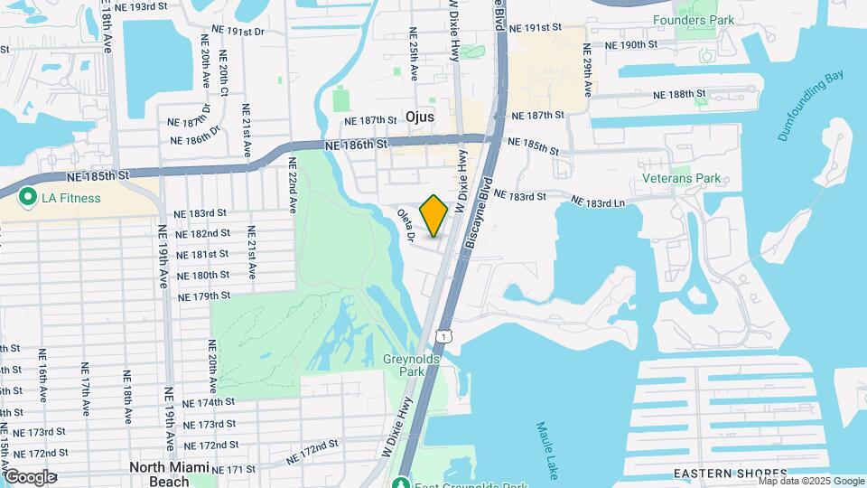 2555 NE 181 St Map and Location Details