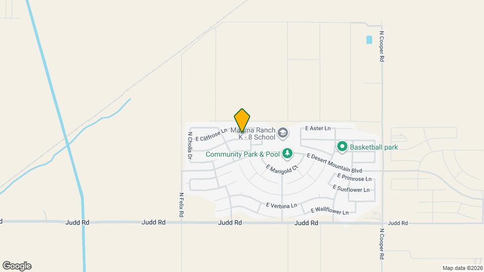 10668 E Lupine Ln Mapa y Detalles de la Ubicación