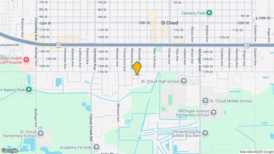 1718 Kentucky Ave Map and Location Details