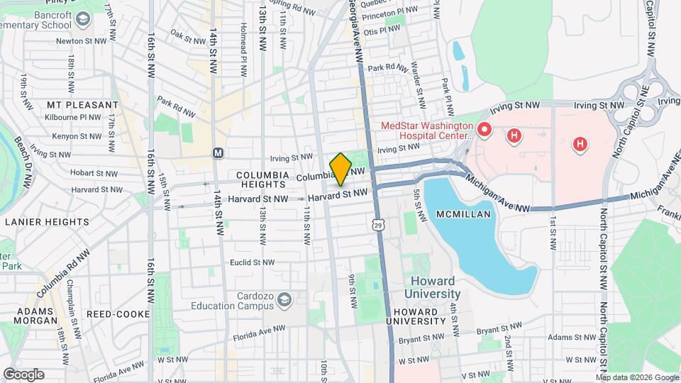 759 Harvard St NW Mapa y Detalles de la Ubicación