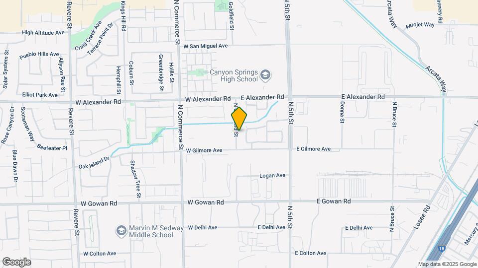 3828 N Goldfield St Map and Location Details