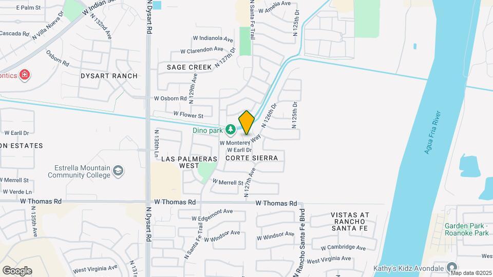 3133 N 127th Dr Map and Location Details