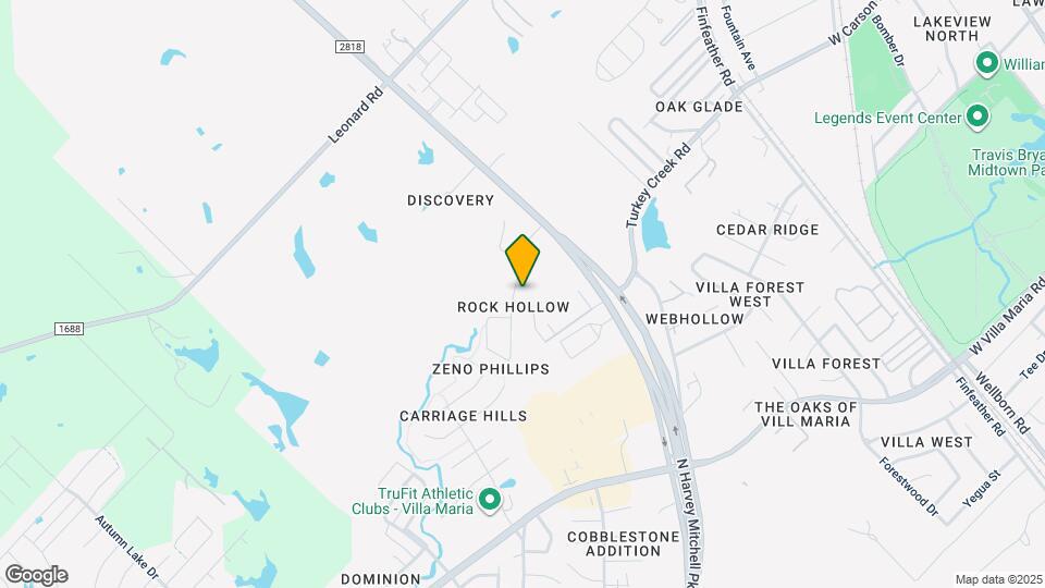 1621 Rock Hollow Loop Map and Location Details