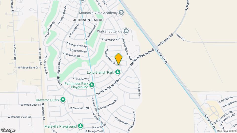 985 E Saddle Way Map and Location Details