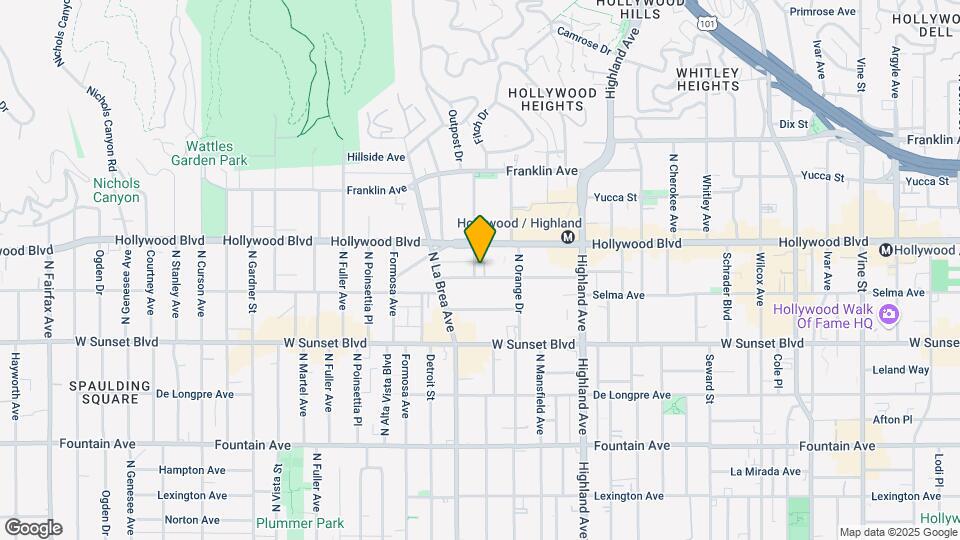 7045 Hawthorn Ave Map and Location Details