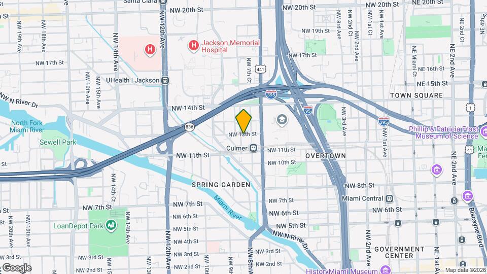 1165 NW 8th Ave Mapa y Detalles de la Ubicación